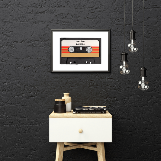 Custom Scan and Play Audio Tape A4 Print